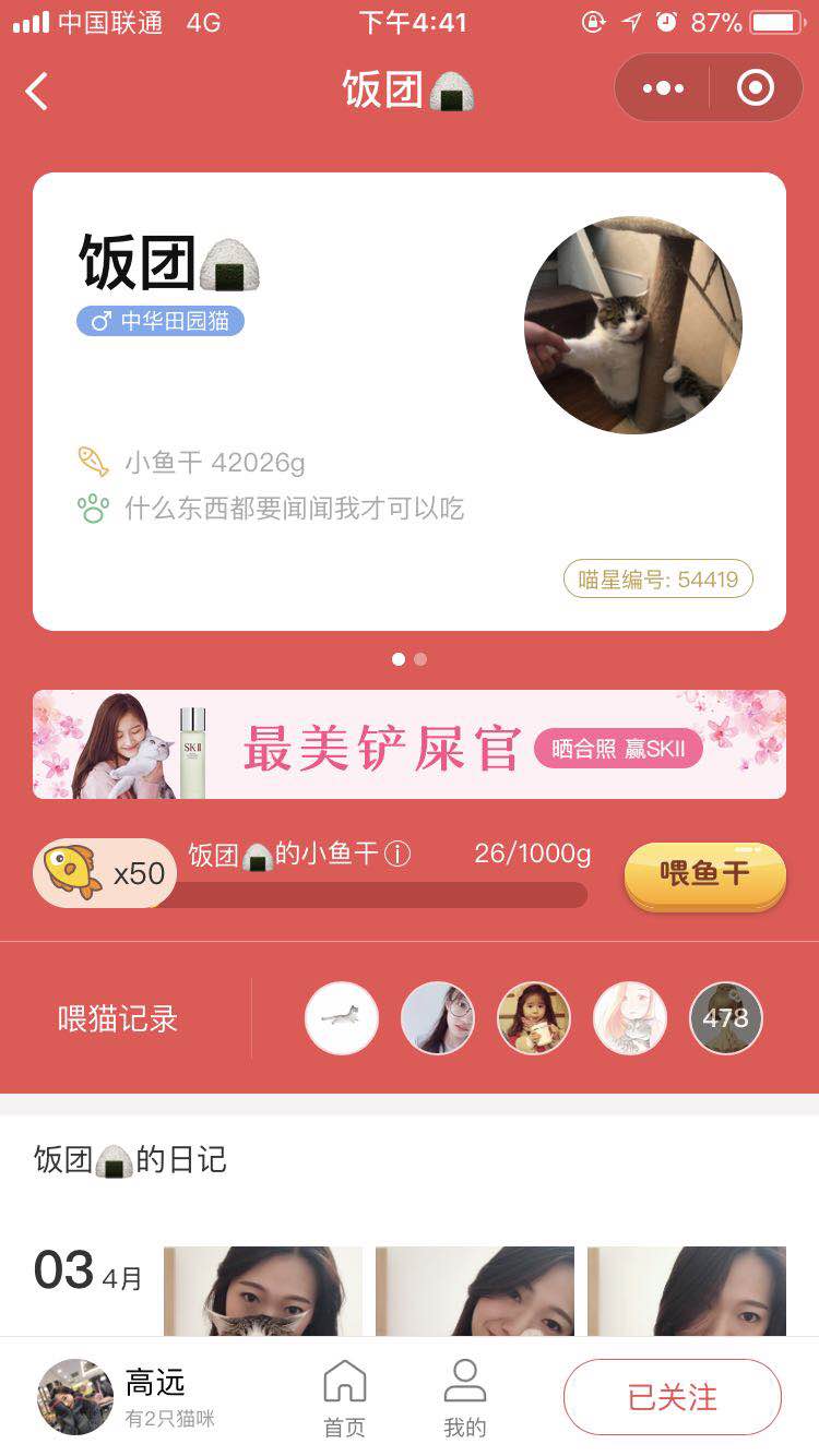 喵星日记DailyCat_喵星日记DailyCat小程序_喵星日记DailyCat微信小程序