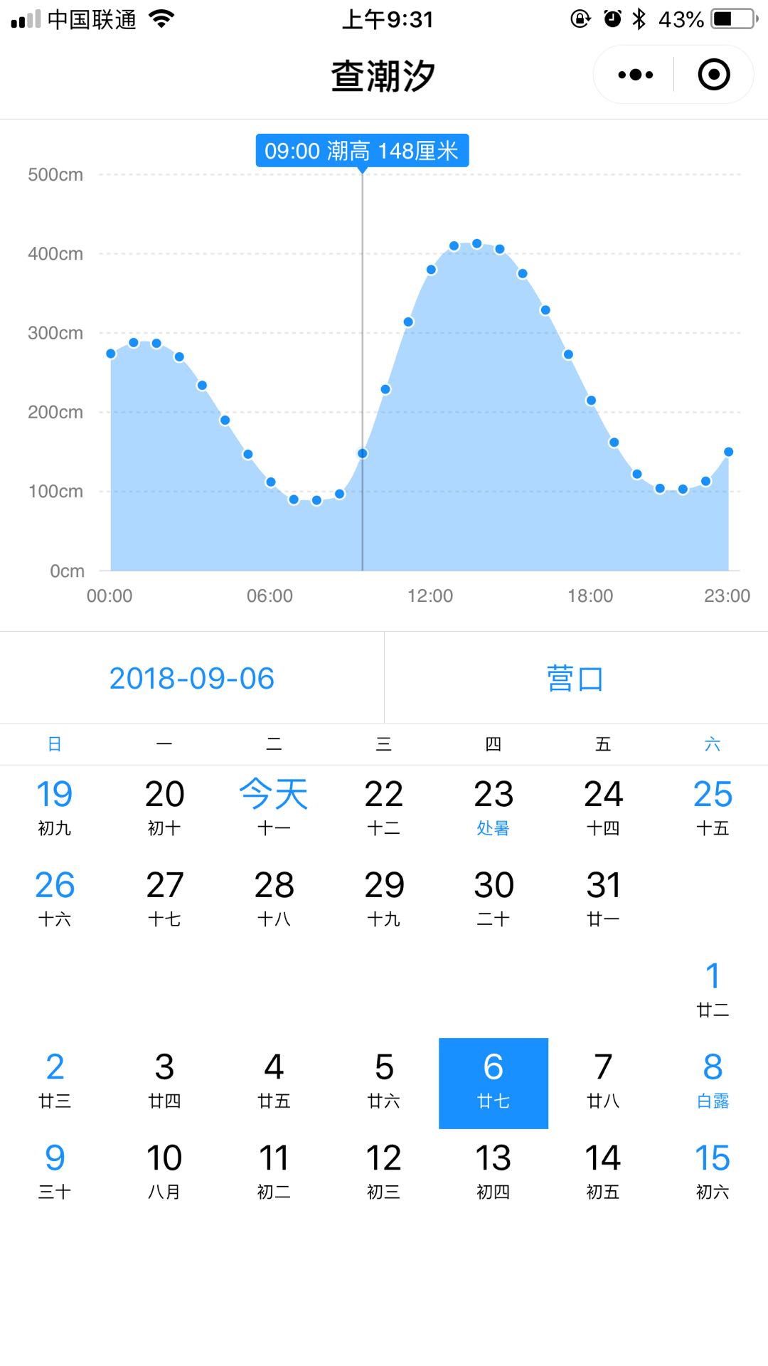 查潮汐_查潮汐小程序_查潮汐微信小程序