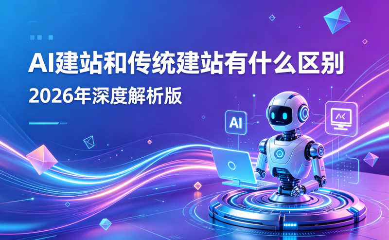 南京网站建设：AI建站和传统建站有什么区别？2026深度解析版