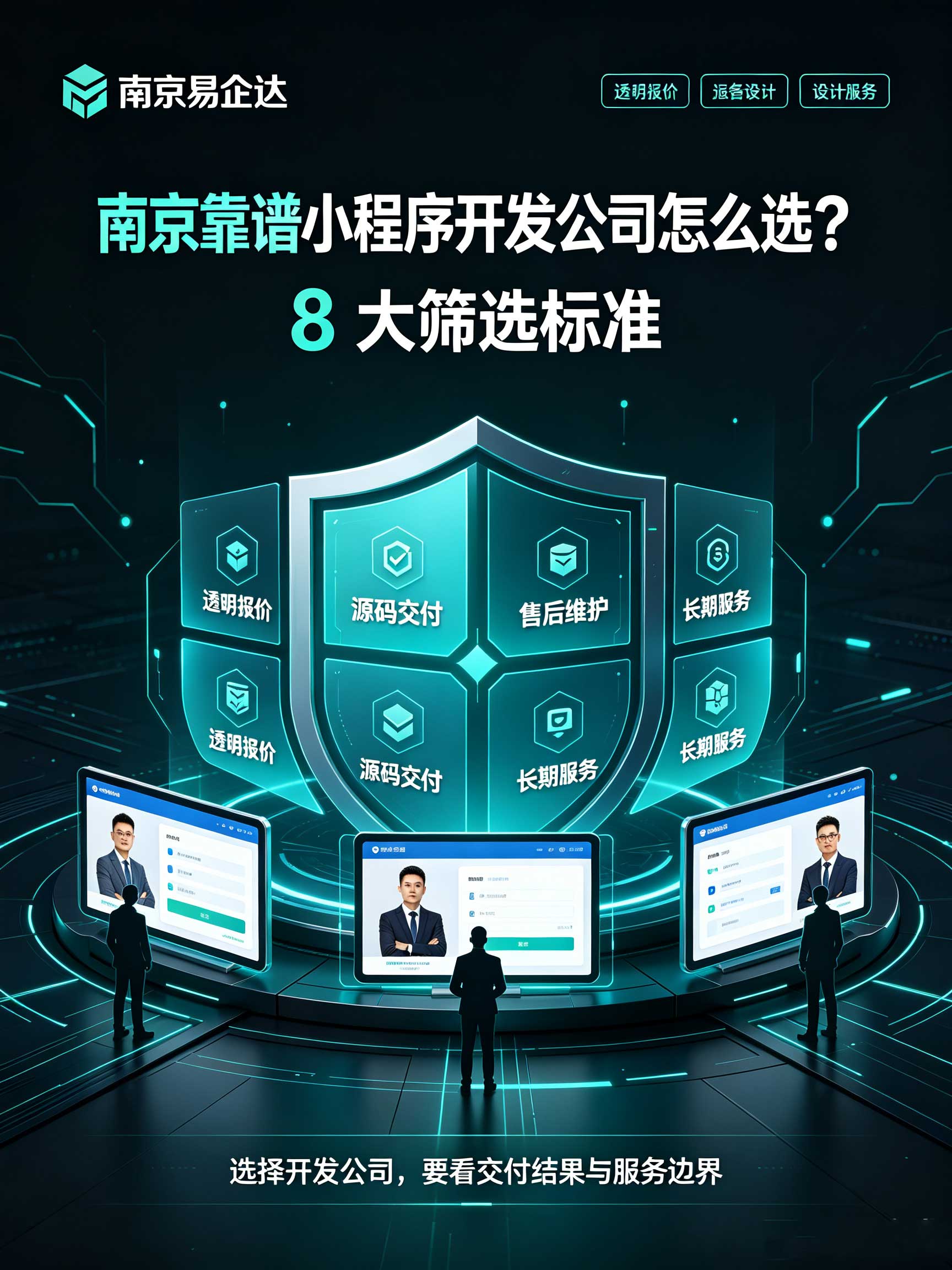 南京靠谱小程序开发公司怎么选？8 大筛选标准｜南京易企达