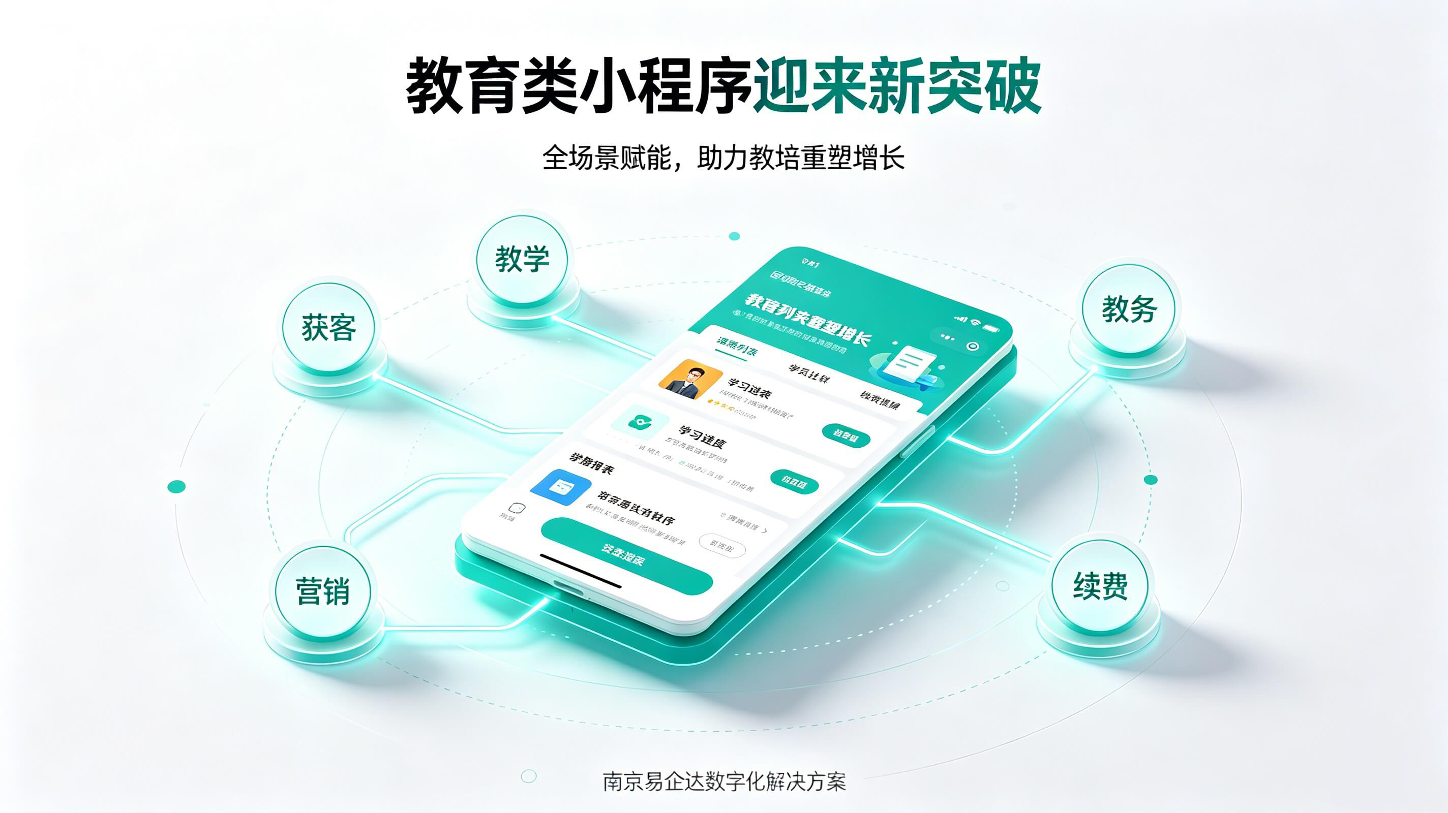 教育类小程序:易企达赋能教培机构降本增效的 8 大核心功能