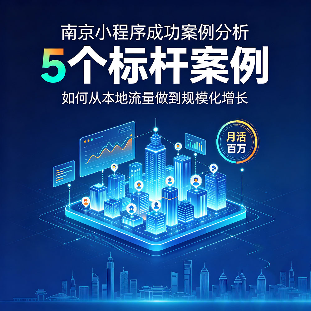 南京小程序成功案例分析:5个标杆案例如何实现月活百万